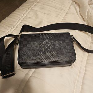 Women's “Michael Kors” Sullivan Messenger Bag, Dark Denim. One